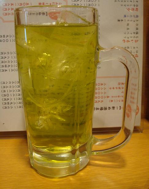 緑茶割り